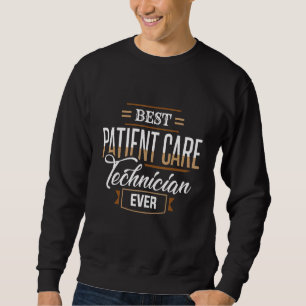 Sudadera Mejor Técnico de Atención Médica de PCT de la hist