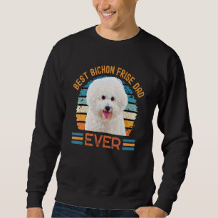 Sudadera Mejor Tee del Día del Padre de Bichon Frise Dad