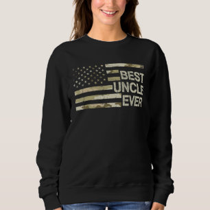 Sudadera Mejor Tío Jamás Camuflado Bandera Estadounidense P