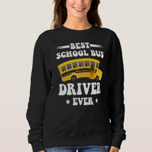 Sudadera Mejor Tránsito Escolar De Conductor De Autobús De 