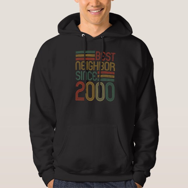 Sudadera Mejor Vecino Desde 2000 Vecino (Anverso)