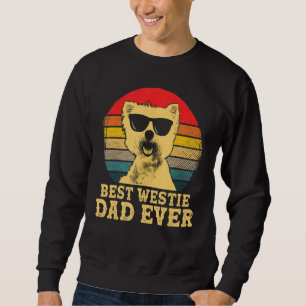 Sudadera Mejor Vintage retro de perro de papá occidental