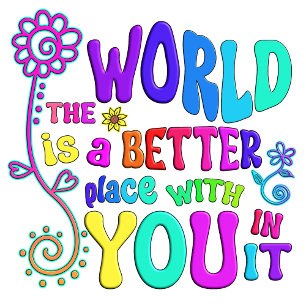 Sudadera Mejor World Self Love Rainbow Cita