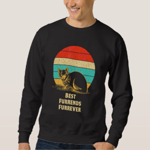 Sudadera Mejores Amigos Gatos Para Siempre Compañero Gatito