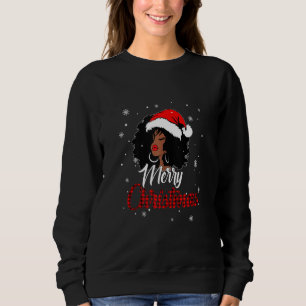 Sudadera Mel, Navidades de ropa de Papá Noel afroamericano