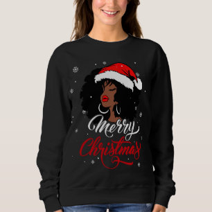 Sudadera Melani, Chica de África negra y Navidades de Santa