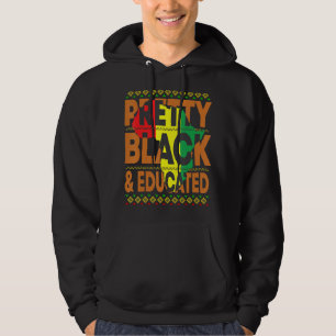 Sudadera Melanin Af, Negro bonito Y Educado Historia Negra
