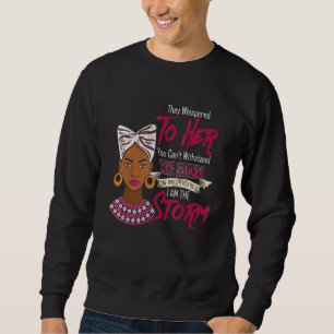 Sudadera Melanin Afro Historia Negra Mujeres Afroamericanas