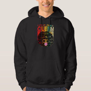 Sudadera Melanin Afro Vintage mujeres Mayo Reina Histo Negr
