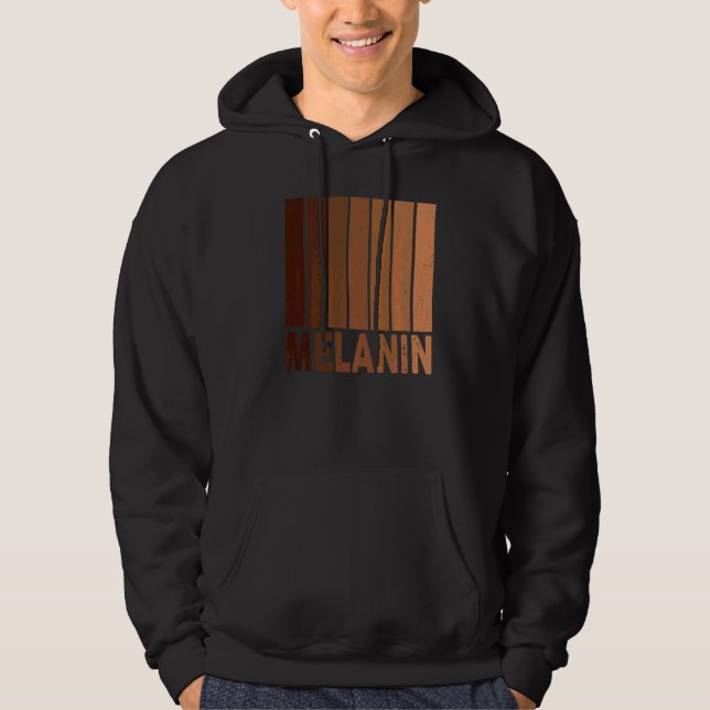 Sudadera Melanin Black Pride Blm Black History Month Reina (Anverso)