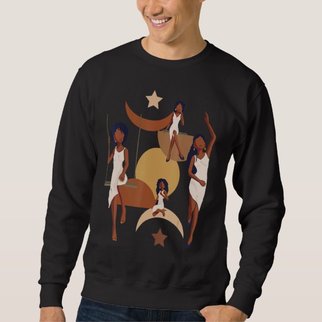 Sudadera Melanin Chica Día Internacional de la Mujer G (Anverso)