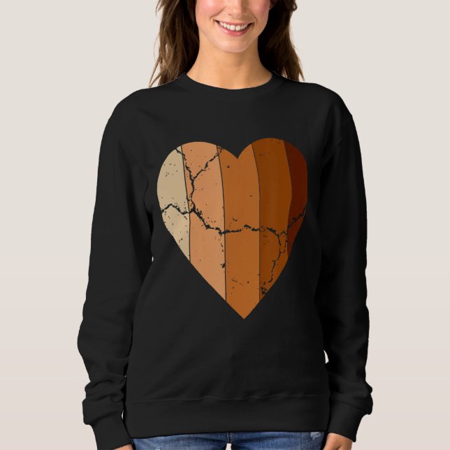 Sudadera Melanin Día de San Valentín del Orgullo de Histori (Anverso)