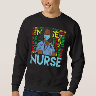 Sudadera Melanin, enfermera de historia negra, orgullo afro