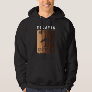 Sudadera Melanin matiza a los hombres negros Las mujeres se