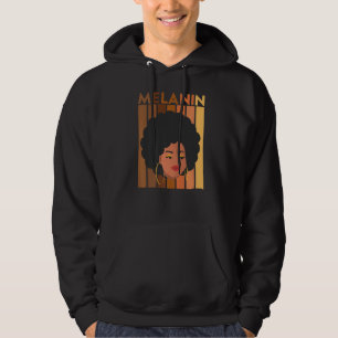 Sudadera Melanin matiza a mujer afroamericana Chica