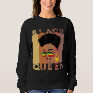 Sudadera Melanin Melanin Poppin Reina Afro Chica Negra M