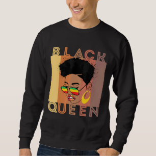Sudadera Melanin Melanin Poppin Reina Afro Chica Negra M