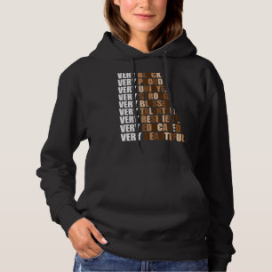 Sudadera Melanin, muy negro, muy orgulloso...