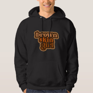 Sudadera Melanin Negro Reina Chica de piel marrón mágica Ju