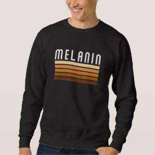 Sudadera Melanin, orgullo negro, eclipsa el mes de la histo