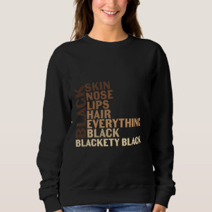 Sudadera Melanin Orgullo Negro Para Mujeres Afro Queens Kin