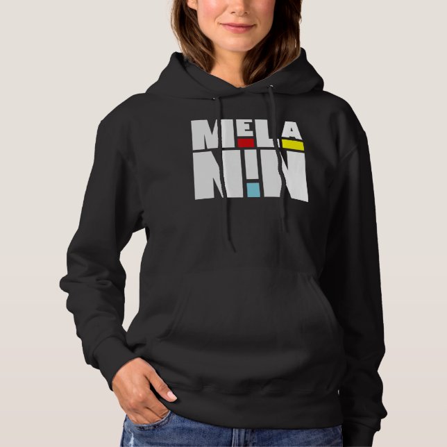 Sudadera Melanin Orgulloso Afro Mes de la Historia Negra Ho (Anverso)