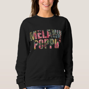 Sudadera Melanin Poppin Orgullo afroamericano acuarela f