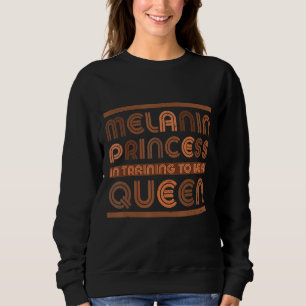 Sudadera Melanin Princesa Mes de la Historia Negra American
