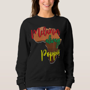 Sudadera Melanin Siempre Poppin Con Mapa Africano Para H Ne