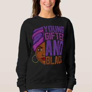 Sudadera Melanin Wo Africano, Joven Ed Y Negro, Aparato Afr