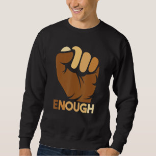 Sudadera Melanina de Puño Negro Hombres Orgullo Mágico Afro