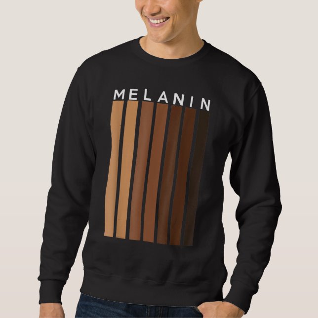 Sudadera Melaninas De Orgullo Negro Para Mujeres Afro Queen (Anverso)