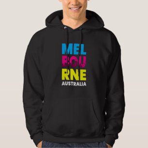 Sudadera Melbourne Australia Ciudad Australiana Silueta Col
