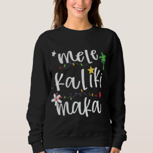 Sudadera Mele Kalikimaka Hawaii Navidades hawaianas mujeres