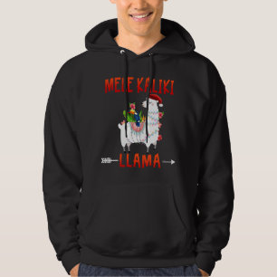 Sudadera Mele Kalikimaka Kaliki Llama en navidades enciende