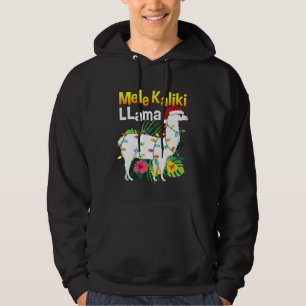 Sudadera Mele Kalikimaka Navidades Hawaiian Llama X Mas Lig