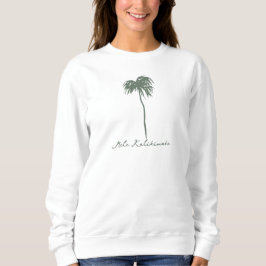 Sudadera Mele Kalikimaka Palm de Navidad de los Cerezos en