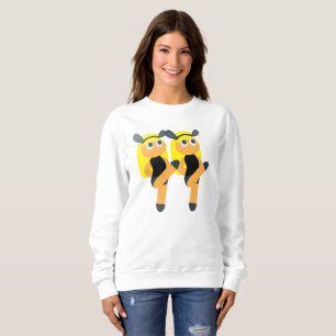 sudadera melliza emoji femenina