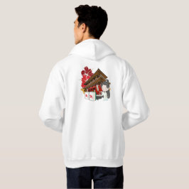 Sudadera Melodías del Templo Rojo y Arte de Mahjong Chibi