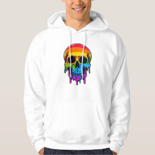 Sudadera Melthing Rainbow Skull