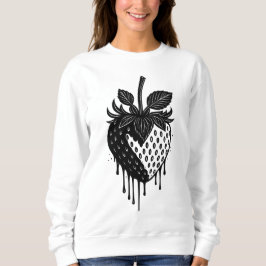 Sudadera Melting Drip Strawberry Artwork