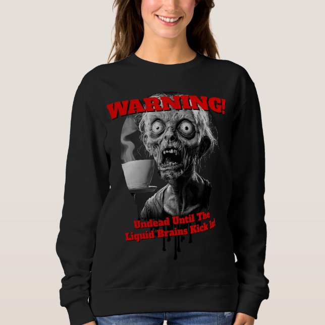 Sudadera Melvin: Liquid Brain Mornings (Anverso)