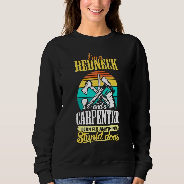 Sudadera Mem de carpintero de estilo sureño (Anverso)