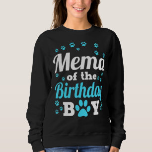 Sudadera Mema Del Niño De Cumpleaños Perro Paw Famoso Fiest
