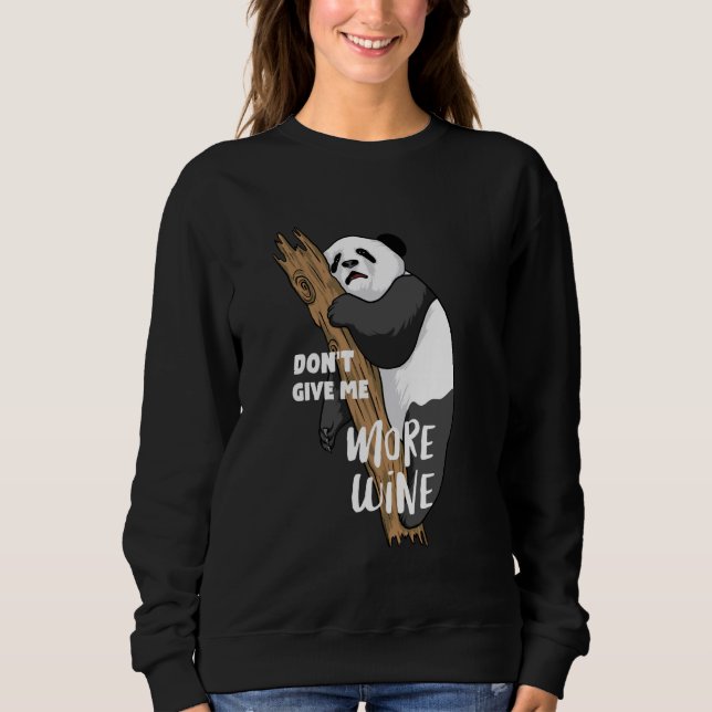 Sudadera Meme Alco Panda Bear (Anverso)