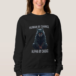 Sudadera Meme Alpha Wolf Hombres Humanos Por Chance Alpha P
