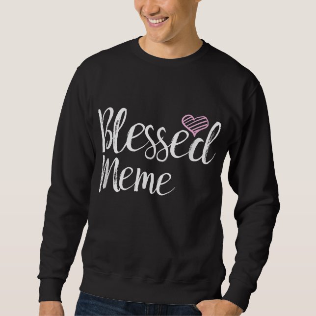 Sudadera Meme bendito - regalos de la abuela (Anverso)