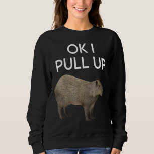 Sudadera Meme de Capibara Extraer los roedores animales más