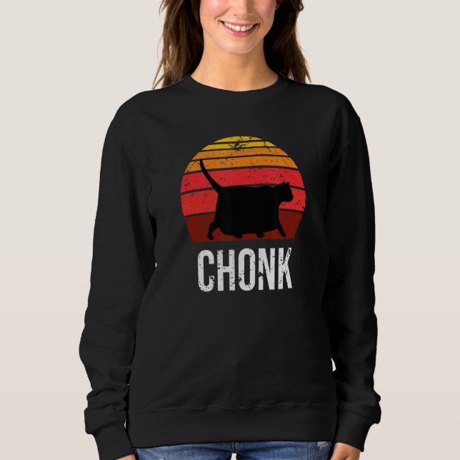 Sudadera Meme De Chonker Inspirado Meme De Gato Graso Relac (Anverso)
