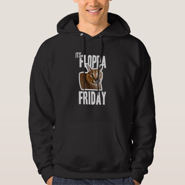 Sudadera Meme de Floppa Friday (Anverso)